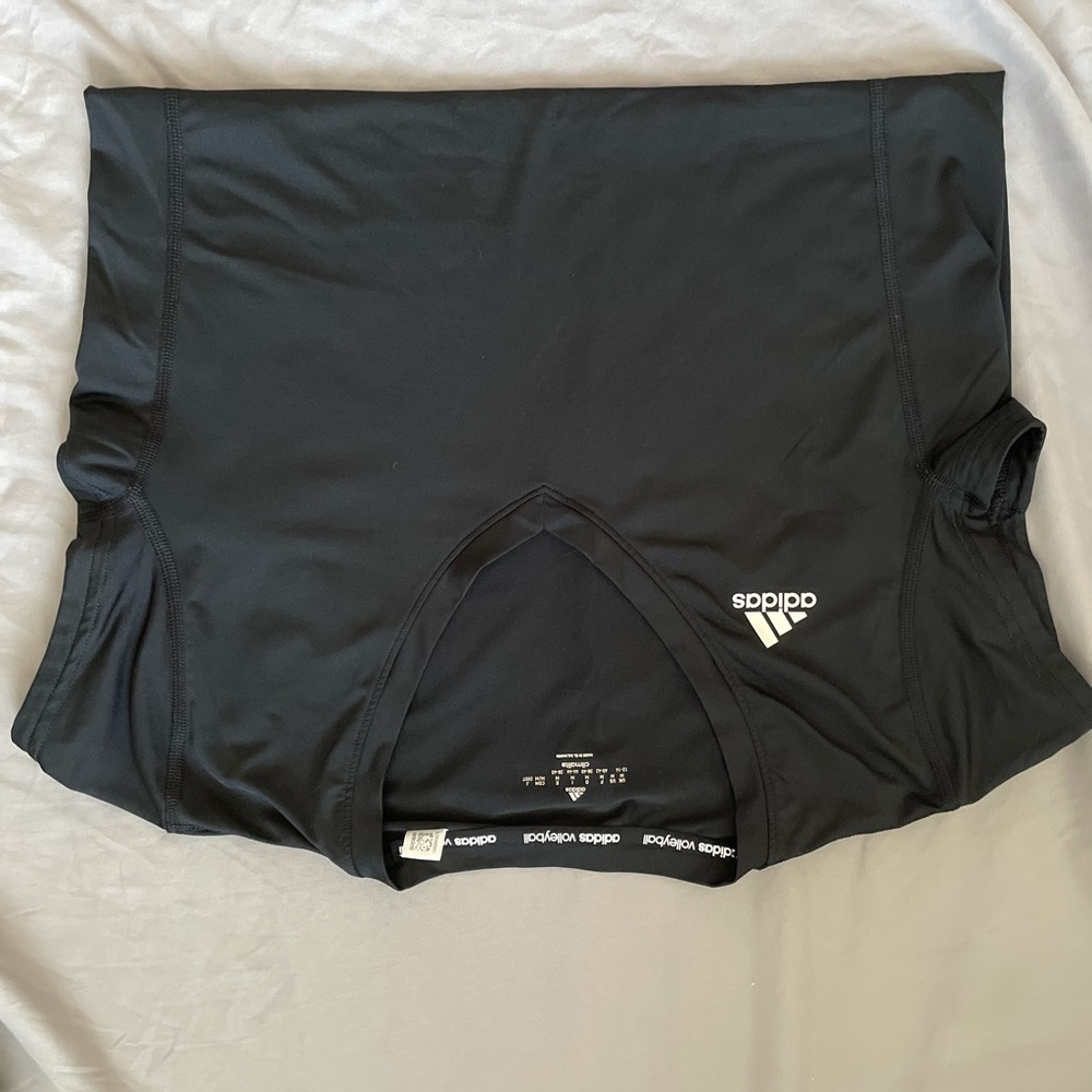 Black adidas workout shirt